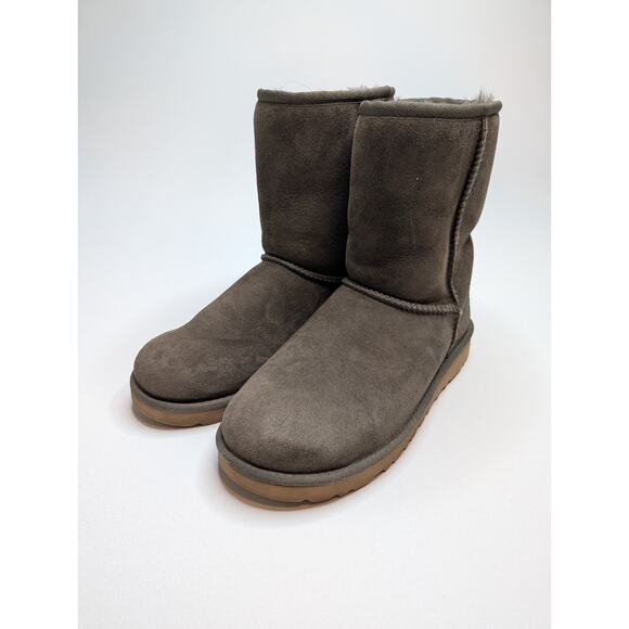 UGG Classic Short II Brindle Water-resistant Suede Boots Size US 8 Womens